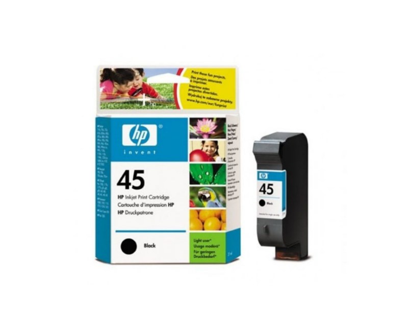 HP 51645AE Siyah Mürekkep Kartuş (45) resmi
