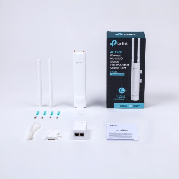 Tp-Link EAP225-OUTDOOR 1200Mbps Gigabt Access Poi* resmi