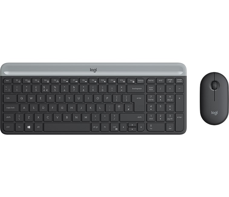 Logitech MK470 İnce Kablsz Klavye Mouse 920-009435 resmi