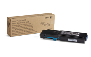 XEROX 106R02233 PHASER 6600/WC 6605 YUKSEK KAP. CYAN TONER KARTUSU 6000 SAYFA resmi
