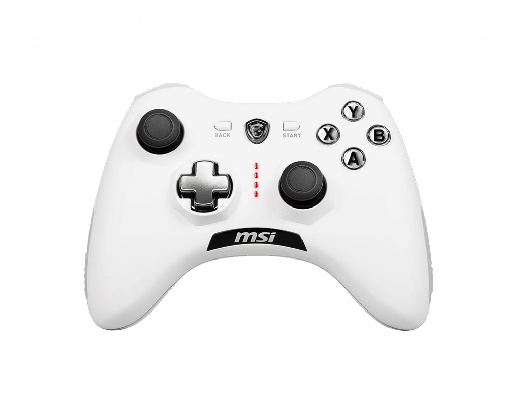 MSI GG FORCE GC20 V2 BEYAZ OYUN KOLU USB 2.0 + WINDOWS 10/ANDROID 4.1+ 2M MICRO USB KABLO & ANDROID ICIN 30CM OTG KABLO resmi