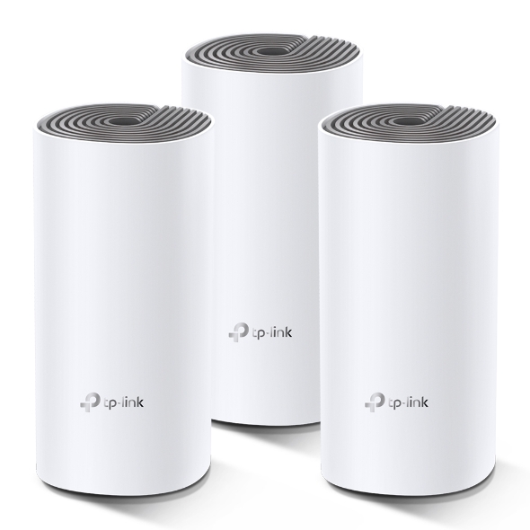 TP-LINK DECO E4 1200 MBPS TÜM EVİ KAPSAYAN MESH WI-FI SİSTEMİ (ÜÇLÜ PAKET) resmi