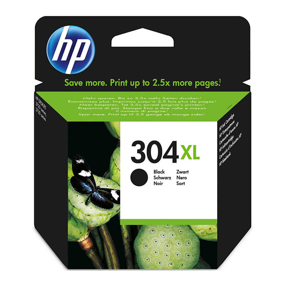 HP N9K08AE (304XL) SİYAH MUREKKEP KARTUSU 300 SAYFA resmi
