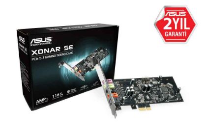 ASUS XONAR SE PCI EXPRESS 5.1 KANAL, 116DB, OYUNCU SES KARTI resmi