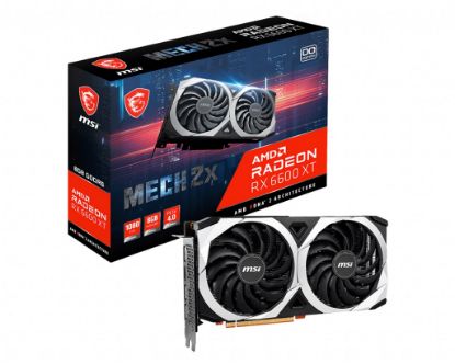 MSI VGA RADEON RX 6600 XT MECH 2X 8G OC RX6600XT 8GB GDDR6 128B PCIE 4.0 X8 (3XDP 1XHDMI) resmi
