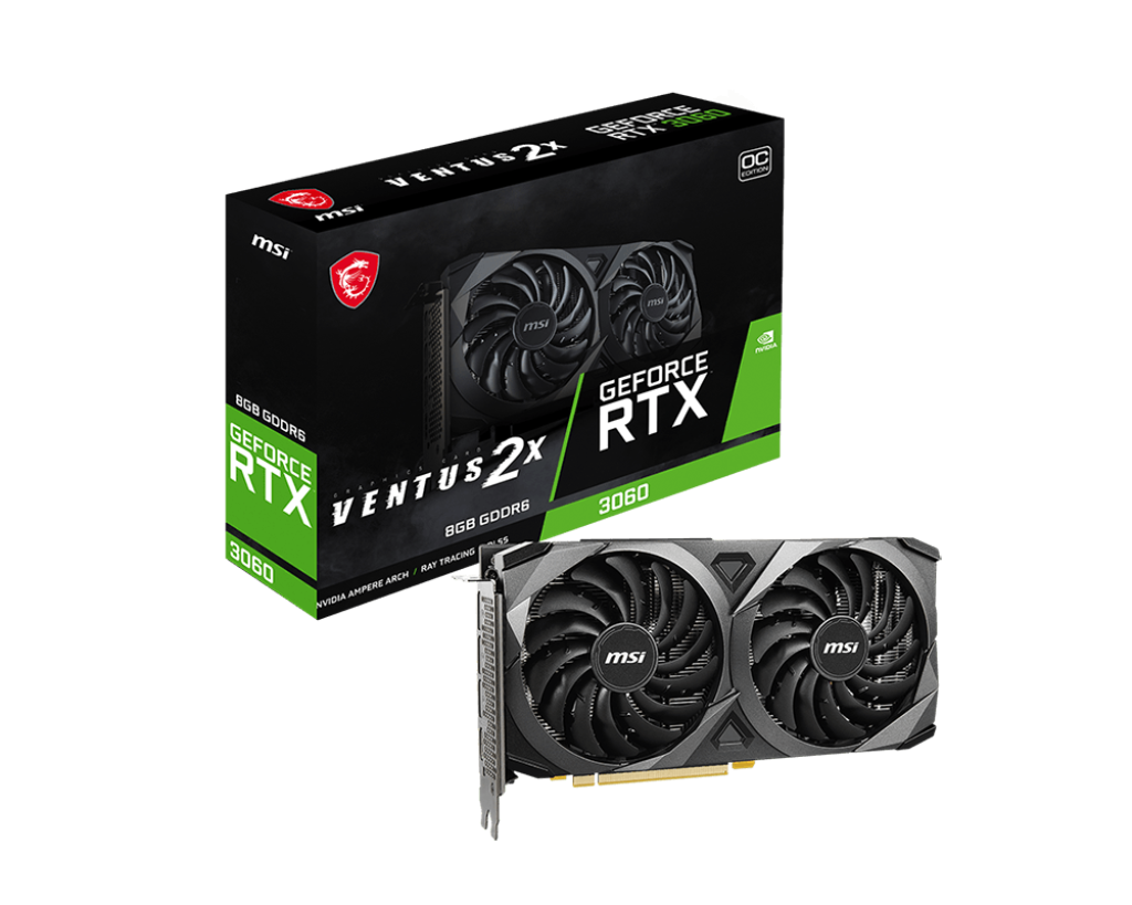 MSI VGA GEFORCE RTX 3060 VENTUS 2X 8G OC resmi