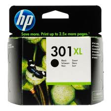 HP CH563EE (301XL) SIYAH YUKSEK KAPASITELI MUREKKEP KARTUSU 480 SAYFA resmi