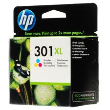 HP CH564EE (301XL) UC RENKLI YUKSEK KAPASITELI MUREKKEP KARTUSU 330 SAYFA resmi