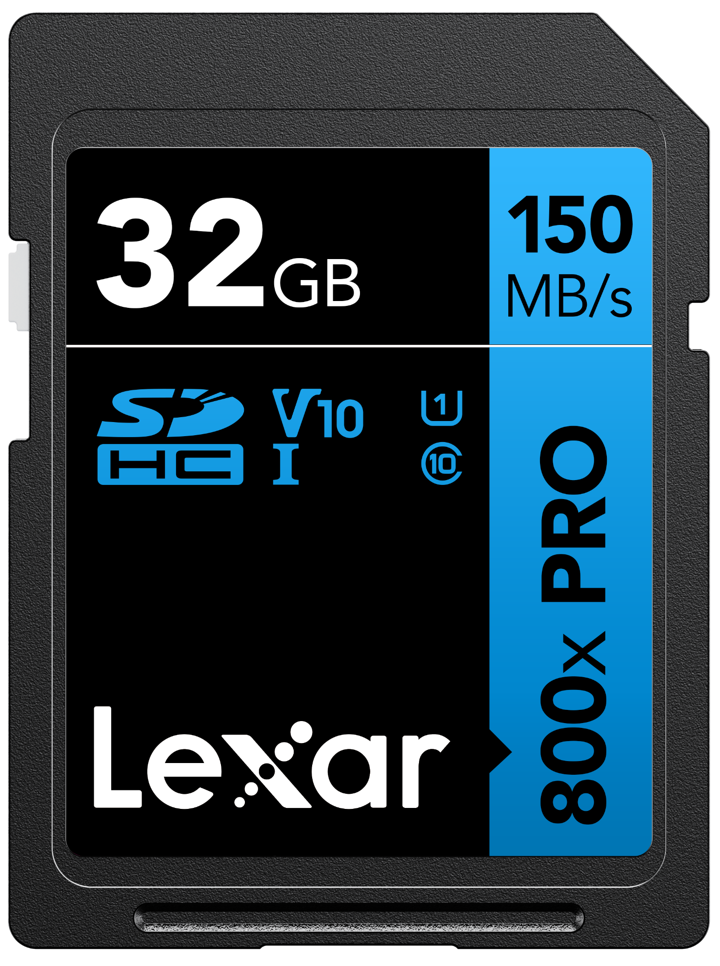 LEXAR 32GB LSD0800P032G-BNNNG 800X PRO SDHC UHS-I CARDS 150MB/S READ C10 V10 U1 resmi