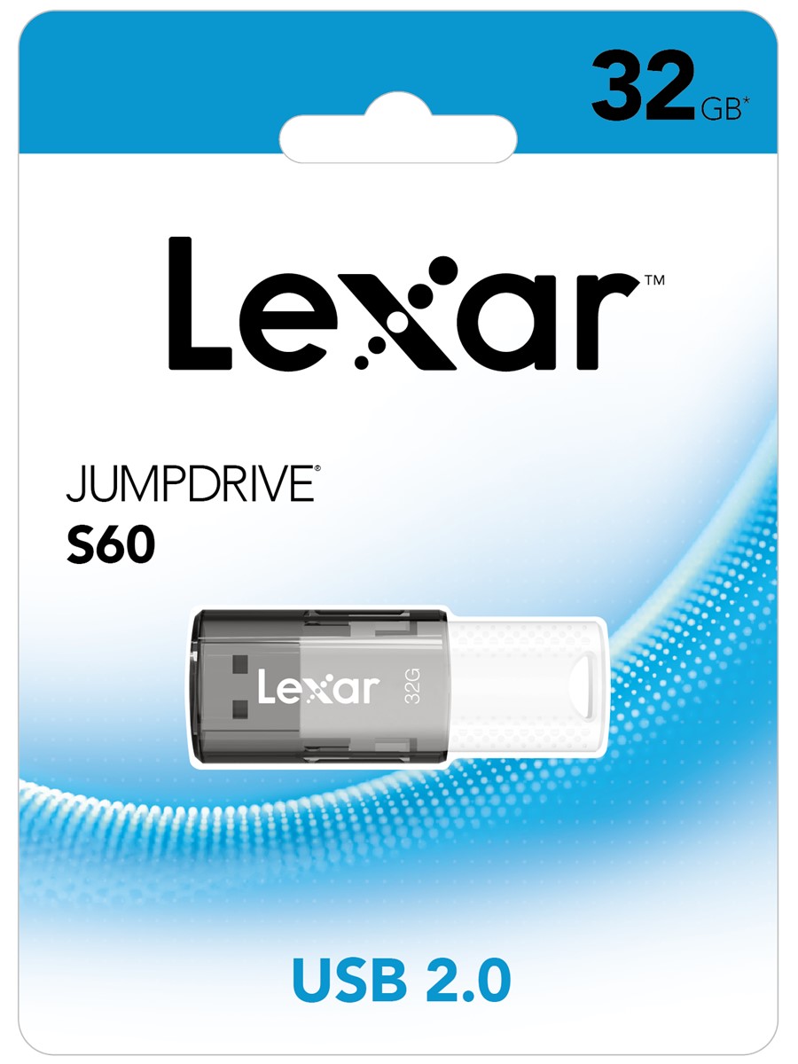 LEXAR 32GB LJDS060032G-BNBNG USB BELLEK JUMPDRIVE S60 USB 2.0 FLASH DRIVE resmi