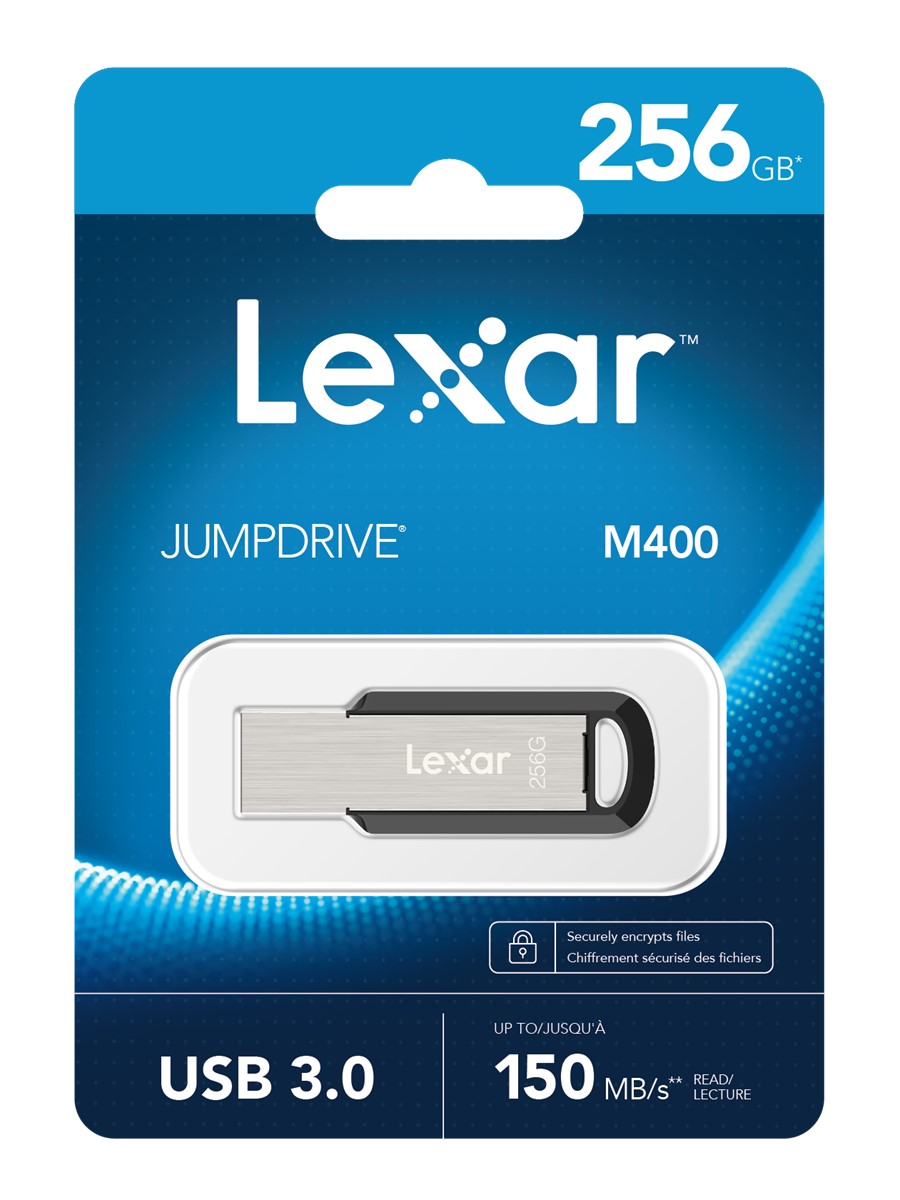 LEXAR 256GB LJDM400256G-BNBNG USB BELLEK JUMPDRIVE M400 256GB USB 3.0 FLASH DRIVE UP TO 150MB/S resmi