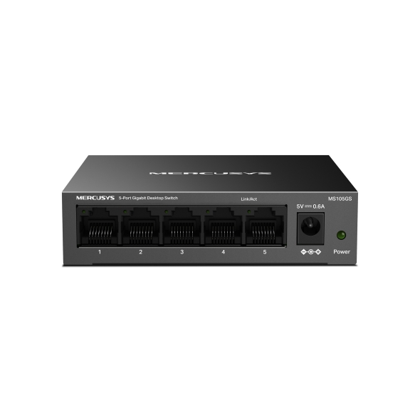 TP-LINK MERCUSYS MS105GS 5PORT 10/100/1000 MASAÜSTÜ SWITCH (YÖNETİLEMEZ) resmi