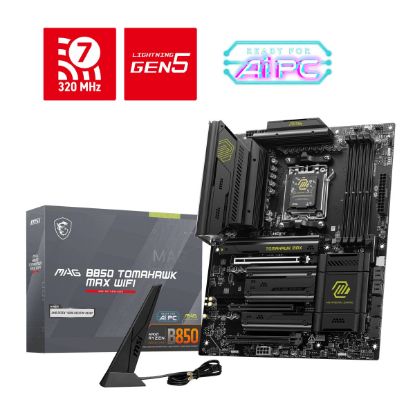 MSI MB MAG B850 TOMAHAWK MAX WIFI AM5 DDR5 8400MHZ(OC) HDMI 4x M.2 USB 10Gbs 5G LAN WI-FI 7 ATX resmi
