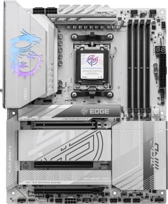 MSI MPG X870E EDGE TI WIFI AM5 DDR5 8400MHZ(OC) USB4 4x M.2 HDMI 5G LAN WIFI 7 RGB ATX resmi