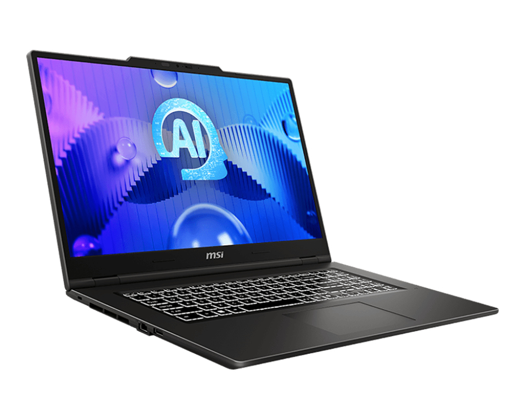 MSI NB VENTUREPRO 17 AI A1VEG-014XTR ULTRA 7 155H 16GB DDR5 RTX4050 GDDR6 6GB 1TB SSD 17.3 FHD 144Hz DOS resmi