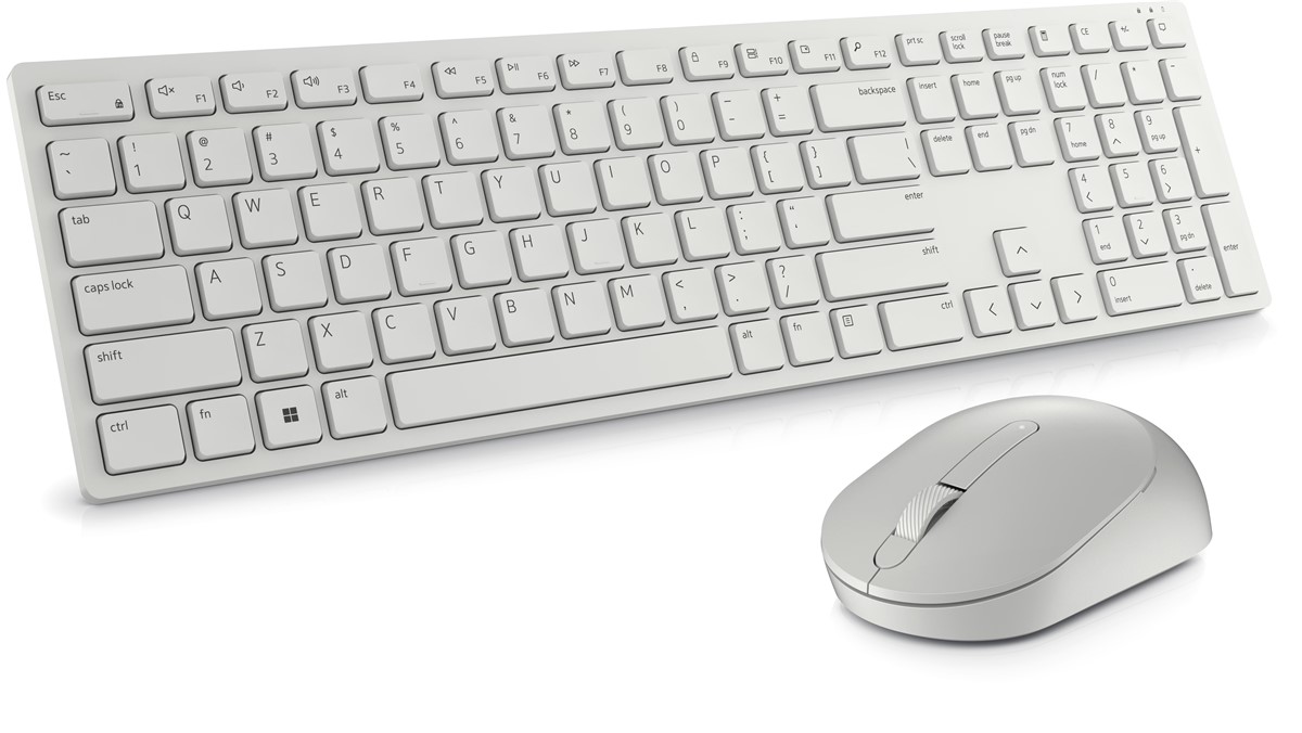 DELL PRO WIRELESS KEYBOARD AND MOUSE - KM5221W - US INTERNATIONAL (QWERTY) - WHITE/ 580- AKEZ resmi