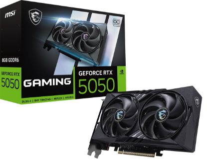 MSI VGA GEFORCE RTX 5050 8G GAMING OC RTX5050 8GB GDDR6 128B DX12 PCIE 5.0 X16 (3XDP 1XHDMI) resmi