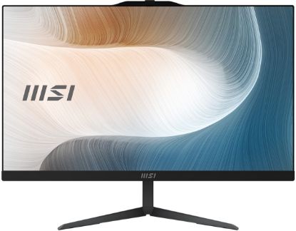 MSI MODERN AM242 12M-1894XTR 23.8 FHD 16:9 (1920X1080) I5-1235U 16GB DDR4 500GB SSD FDOS SIYAH AIO PC resmi