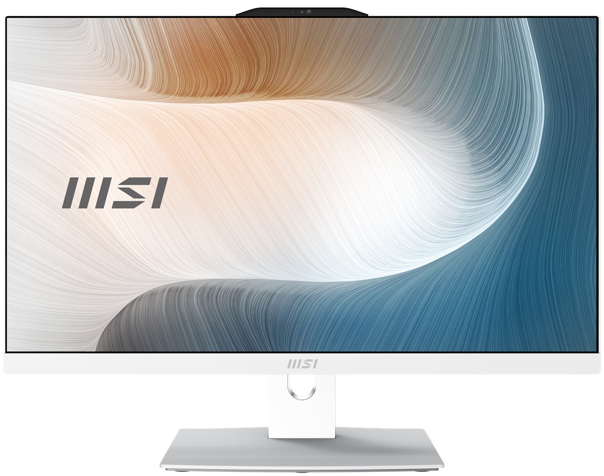 MSI MODERN AM242P 12M-1891XTR 23.8 FHD 16:9 (1920X1080) I5-1235U 16GB DDR4 500GB SSD FDOS BEYAZ AIO PC resmi