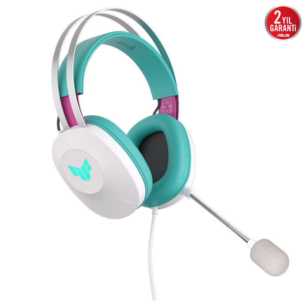 ASUS A303 TUF GAMING H1 GEN II MIKU KABLOLU GAMİNG KULAKLIK: 40 MM ASUS ESSENCE SÜRÜCÜLER, SANAL 7.1 SES, TEAMSPEAK ONAYLI MİKROFON, 297 GRAM HAFİF TASARIM, DAYANIKLI KULAK YASTIKLARI, TUF LOGO AYDINLATMASI resmi