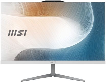 MSI MODERN AM242 12M-1893XTR 23.8 FHD 16:9 (1920X1080) I5-1235U 16GB DDR4 500GB SSD FDOS BEYAZ AIO PC resmi
