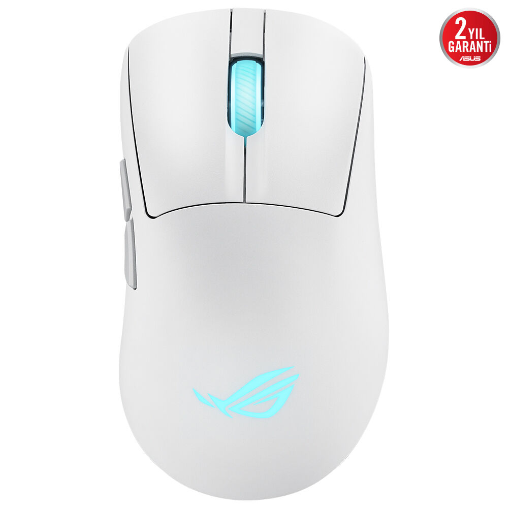 ASUS P722 ROG KERIS II ORIGIN OYUNCU MOUSE OPTİK SENSÖR AURA SYNC RGB BEYAZ resmi