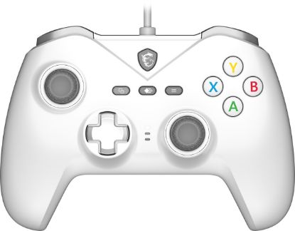 MSI GG FORCE GC200 WHITE BEYAZ OYUN KOLU KABLOLU PC/ANDROID 8+ DESTEĞI ÇIFT TITRESIM MOTORU 2M resmi