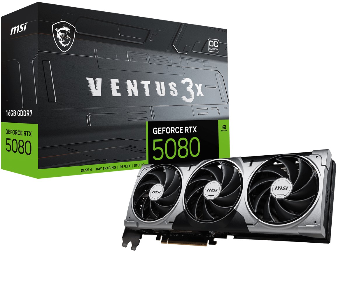 MSI VGA GEFORCE RTX 5080 16G VENTUS 3X OC resmi