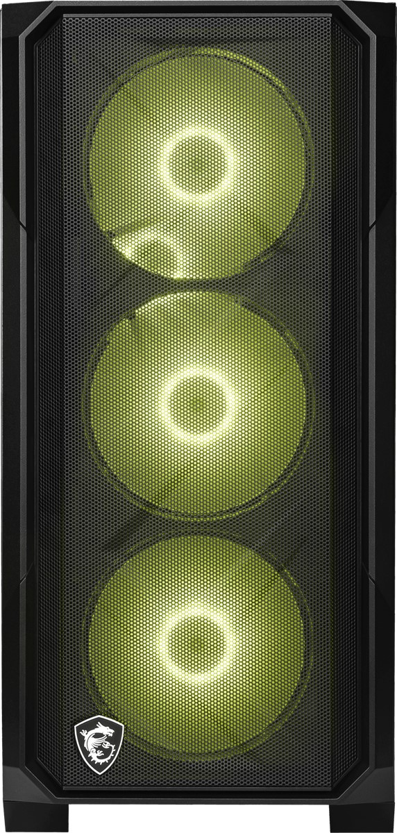 MSI MAG FORGE M120R AIRFLOW TEMPERLİ CAM 3X120MM 1X120MM ARGB FAN MATX GAMİNG BİLGİSAYAR KASASI resmi