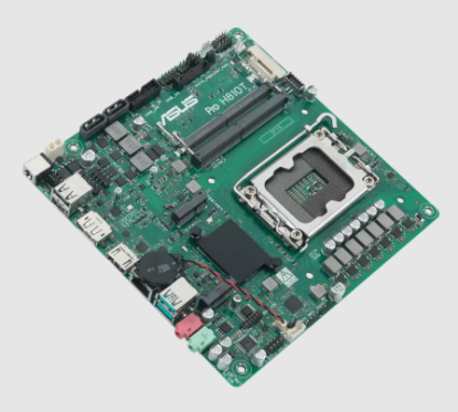 ASUS PRO H810T-CSM Intel H810 LGA1851 DDR5 6400 DP HDMI M2 USB3.2 Thin Mini ITX 1xGen5 M.2 LVDS Bağlantı Asus Control Center Express Lisansı! resmi