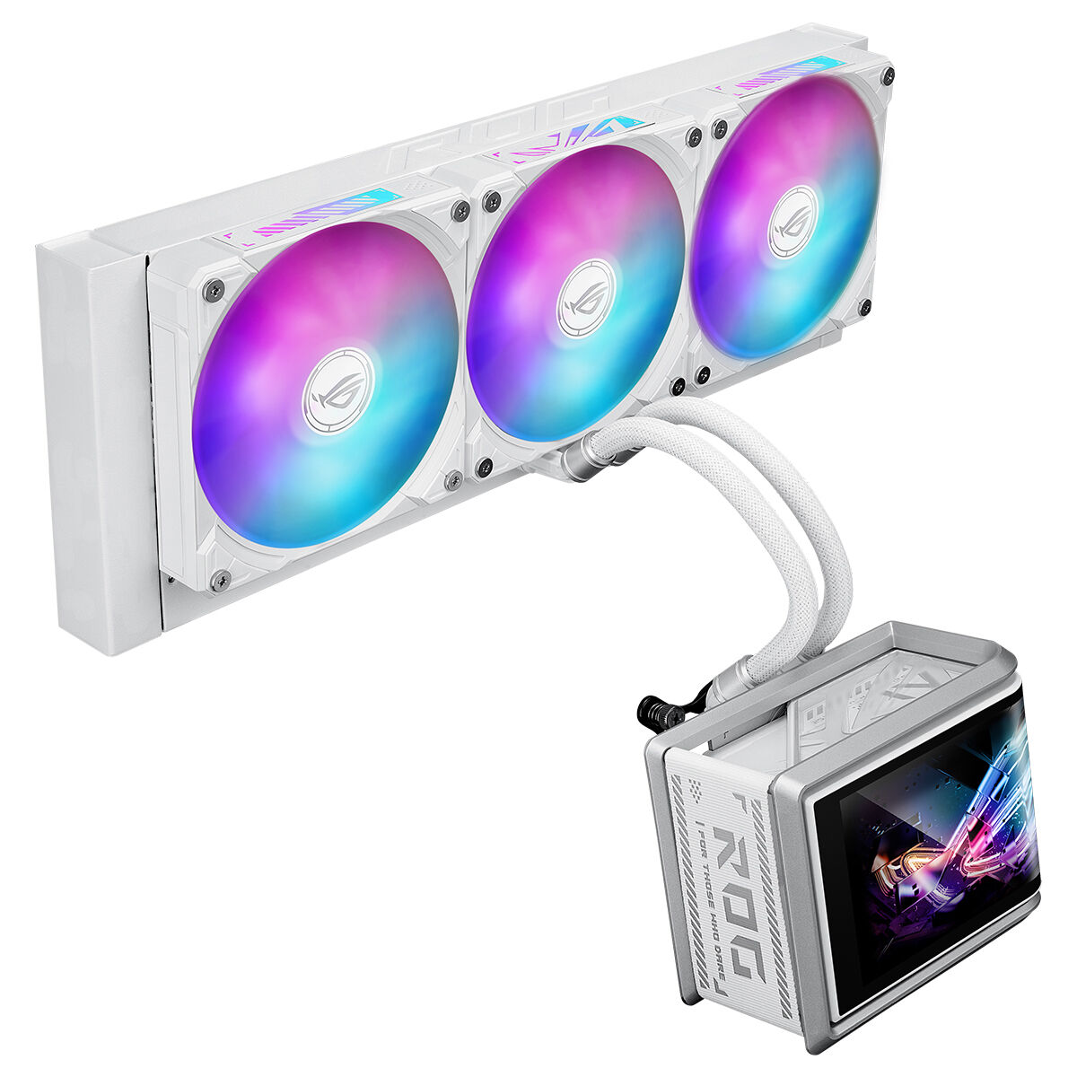 ASUS ROG RYUO IV SLC 360 ARGB WHT resmi