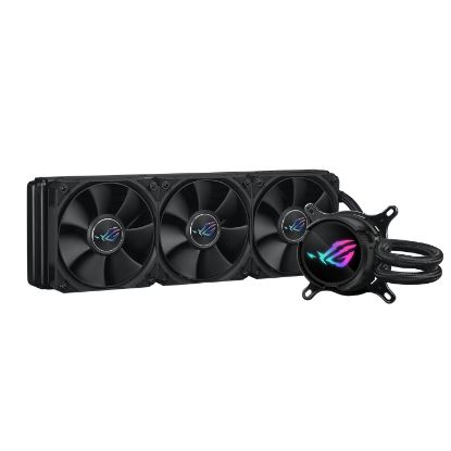 ASUS ROG STRIX LC III 360 ARGB LCD CPU SIVI SOĞUTUCU, 2.1" IPS LCD, ASETEK'İN YENİ GEN7 V2 POMPASI VE PREMIUM ROG ARGB FANLAR 6 YIL GARANTİ resmi
