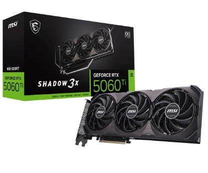 MSI VGA GEFORCE RTX 5060 TI 8G SHADOW 3X OC CLASSIC RTX5060TI 8GB GDDR7 128B DX12 PCIE 5.0 X16 (3XDP 1XHDMI) resmi