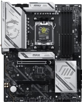 MSI MB MAG X870E GAMING MAX WIFI AM5 DDR5 8200MHZ(OC) 3x M.2  USB 40Gbps HDMI DP 5G LAN WIFI 7 RGB ATX resmi